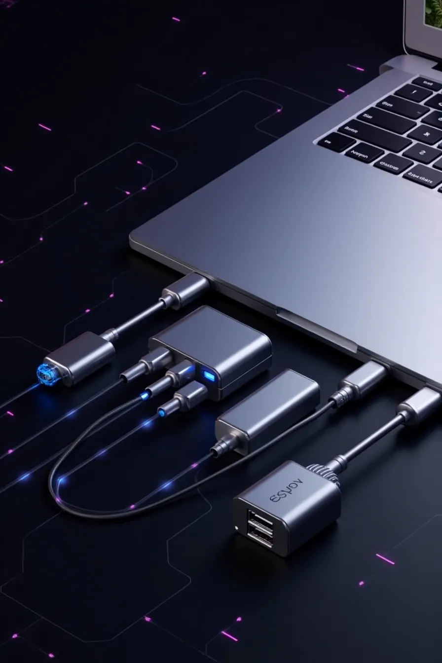 Imagem ilustrativa da notícia Guia de Compra: Melhores Adaptadores e Hubs USB para Melhorar a Conectividade